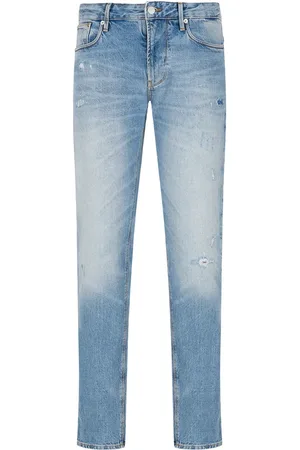 Emporio Armani J06 distressed slim-fit jeans