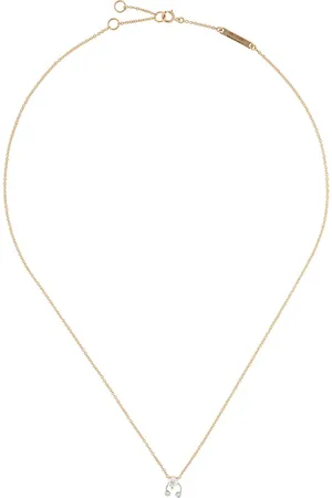 DELFINA DELETTREZ 18kt yellow and white Two In One diamond necklace