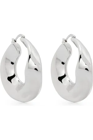 Jil Sander Sculpted hoop earrings