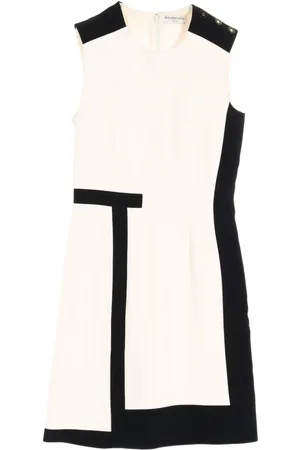 Balenciaga 2010s two-tone dress