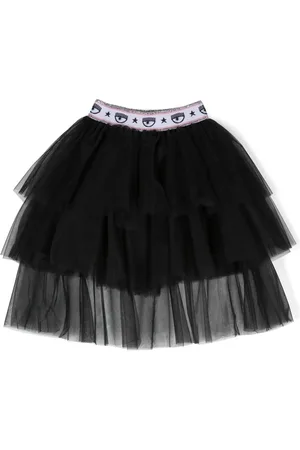 Chiara Ferragni Logo-waistband tutu skirt