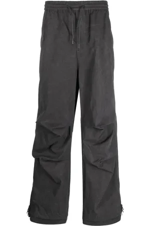 JUUN.J Waffle-effect drawstring track pants