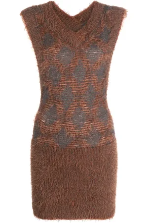 KNWLS Pogona knitted minidress