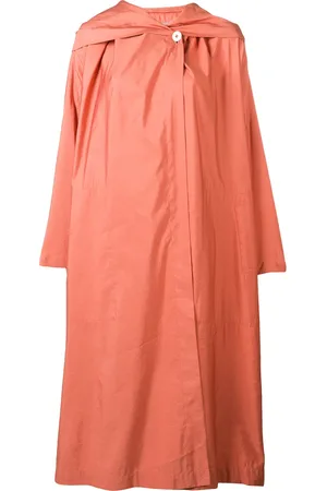 Issey Miyake 1980s lightweight hooded coat