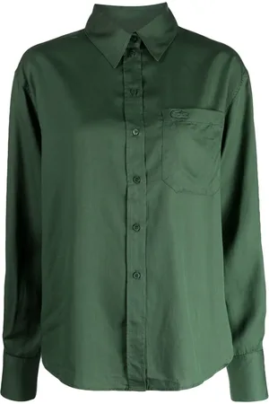 Lacoste Logo-appliqué button-up shirt