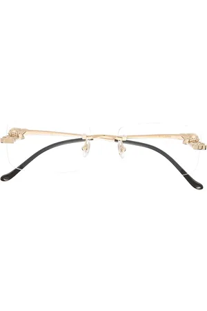 Cartier Panth??re rectangle-frame glasses