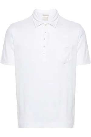 MASSIMO ALBA Filicudi linen polo shirt