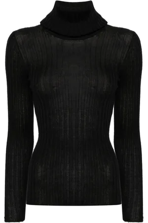 CHANEL 1997 ribbed cashmere-silk jumper