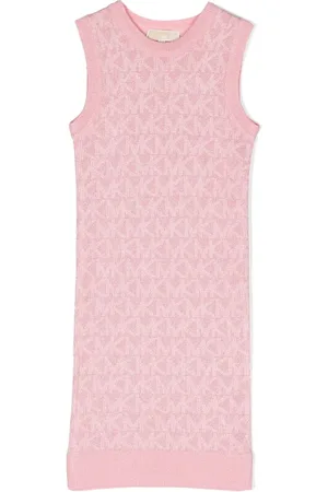 Michael Kors Intarsia logo-knit dress