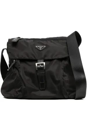 Prada 1990-2000s logo-plaque crossbody bag