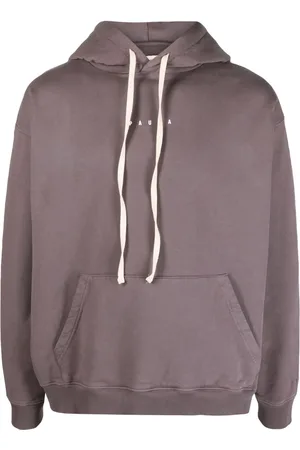 PAURA Logo-embroidered cotton hoodie