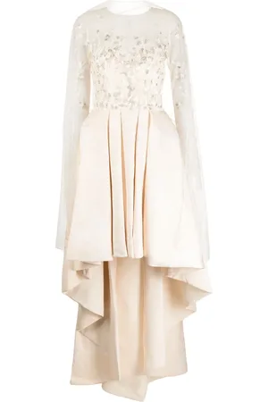 Saiid Kobeisy High-low brocade maxi dress