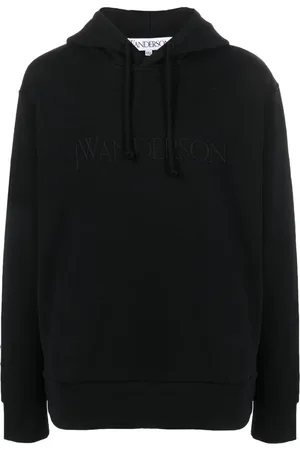 J.W.Anderson Logo-embroidered cotton hoodie
