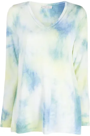 LE TRICOT PERUGIA Tie-dye print long-sleeve top