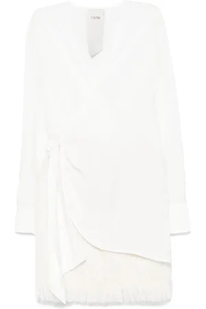 RAME Fringe-detail mini dress