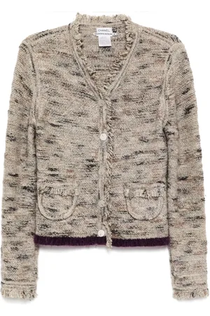 CHANEL 1999 collarless jacket