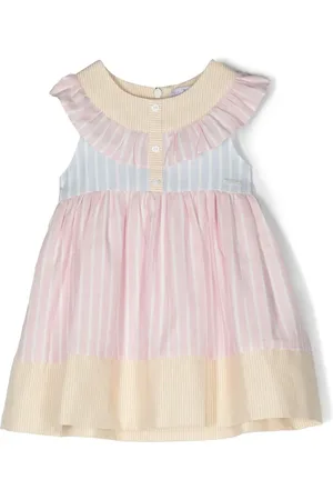 PATACHOU Stripe-print sleeveless dress