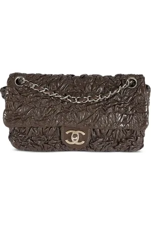 CHANEL 2007 Astrakhan leather shoulder bag