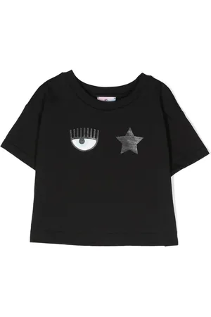 Chiara Ferragni Eyelike-print cotton T-shirt