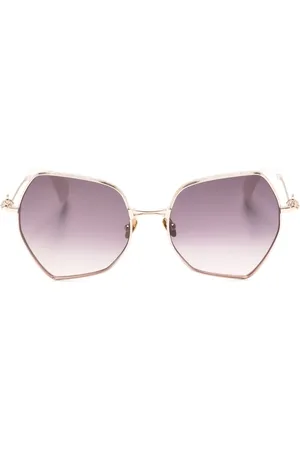 Vivienne Westwood Hardware orb hexagonal-frame sunglasses