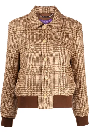 Ralph Lauren Plaid-check bomber jacket