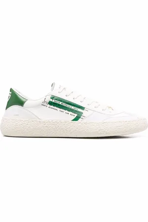 Puraai Slogan-print low top sneakers