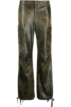 The Andamane Distressed-effect tapered trousers