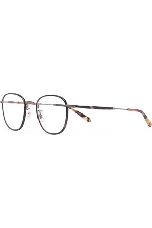 GARRETT LEIGHT Circle-frame glasses