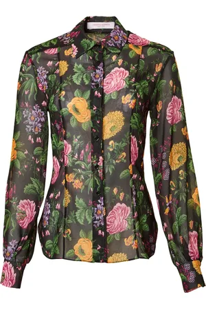 Carolina Herrera Floral-print long-sleeve shirt