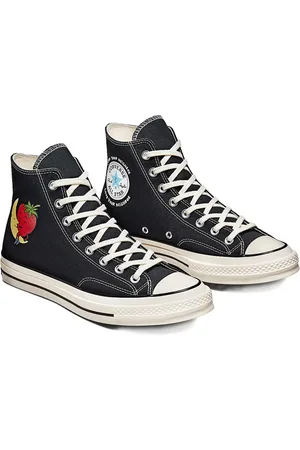 Sky High Farm Cotton-denim trainers