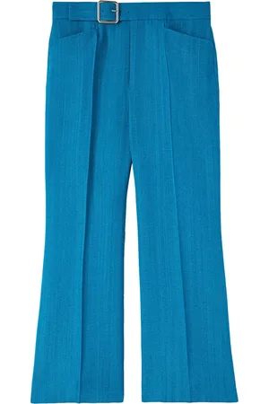 Jil Sander Belted cropped trousers
