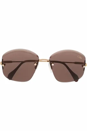 Cazal Frameless hexagonal sunglasses