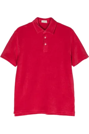 ALTEA Towelling-finish polo shirt