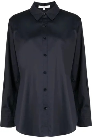 tibi Button-up cotton shirt