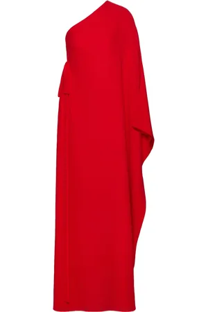 VALENTINO GARAVANI Cady Couture one-shoulder silk gown