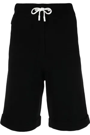 MAX & MOI Rib-knit merino blend shorts