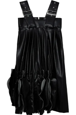 Comme des Garçons Artificial leather midi dress