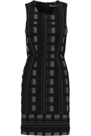 Balenciaga 2010s plaid mini dress