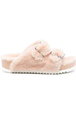 LE SILLA Rita buckle-embellished slippers