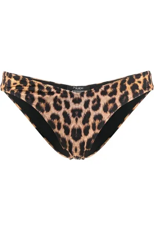 Noire Swimwear Leopard-print bikini bottoms