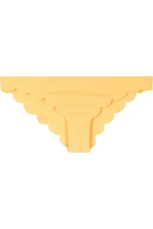 Marysia Broadway scallop-edge bikini bottoms
