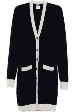 CHANEL 2008 V-neck coat