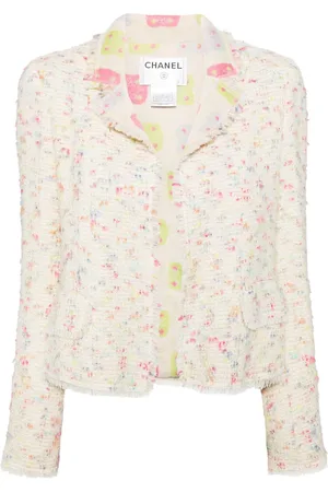 CHANEL 2004s fringed wool jacket