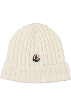 Moncler Logo patch ribbed beanie