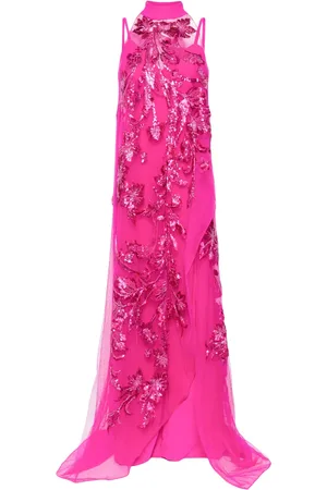 Saiid Kobeisy Sequin-embellished wide-leg jumpsuit