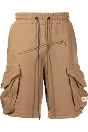 MOSTLY HEARD RARELY SEEN Barcode patch track shorts