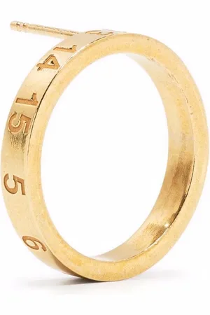 Maison Margiela Engraved numbers single earring