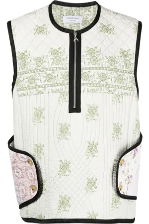 Marine Serre Boutis floral-print armor gilet
