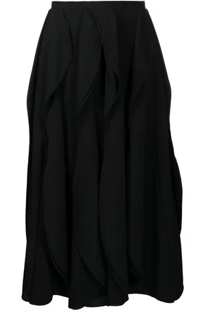 ENFÖLD Draped midi skirt