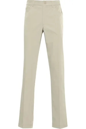 Lacoste Logo-patch twill trousers